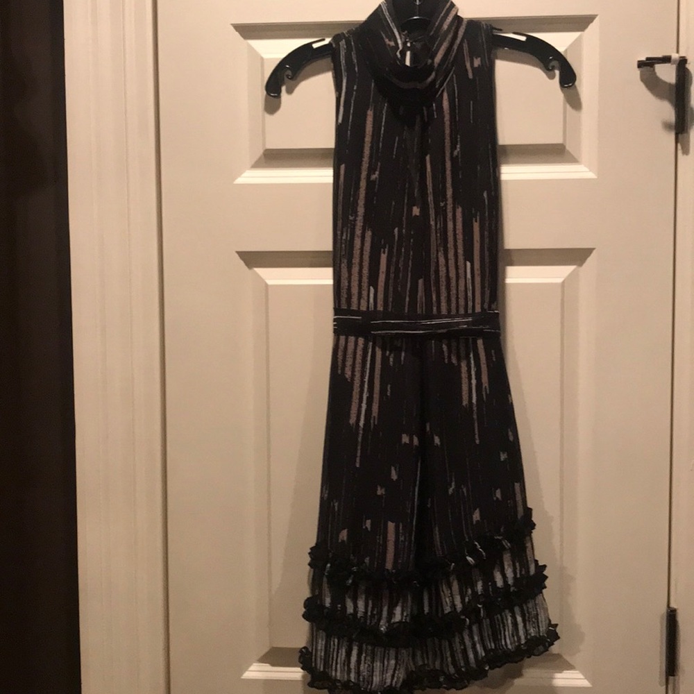 Black Halter Boutique Dress Size Small